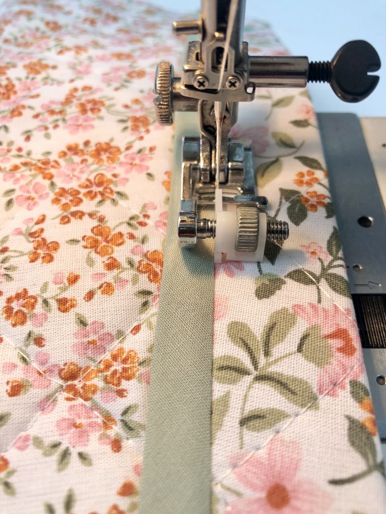 using a blind hemming foot