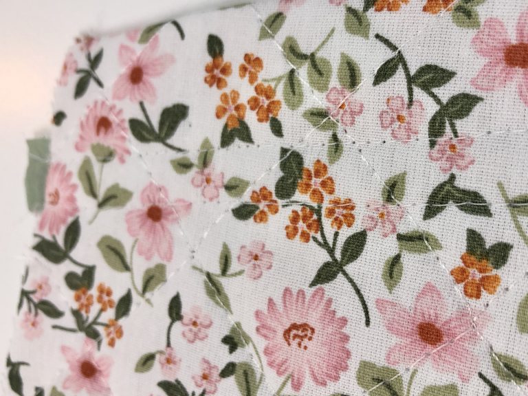 floral quilted fabric