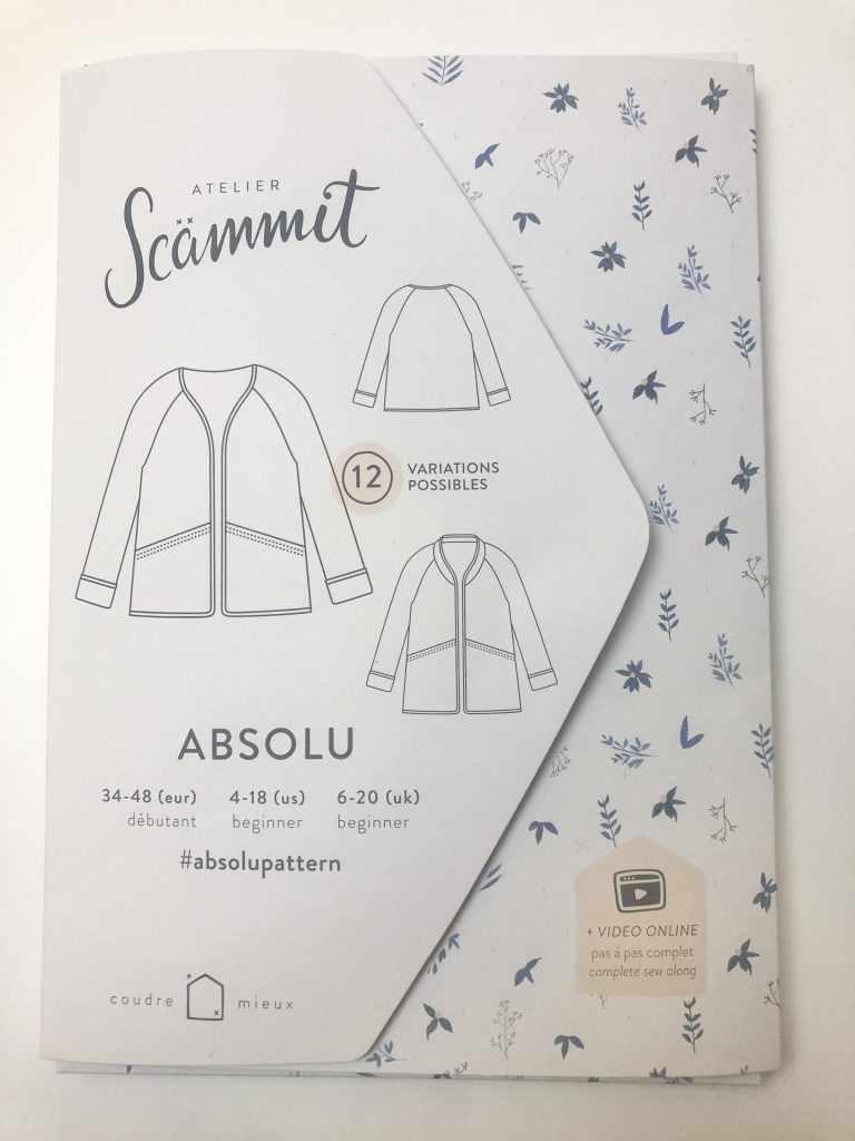 Image of pattern envelope for Absolu jacket