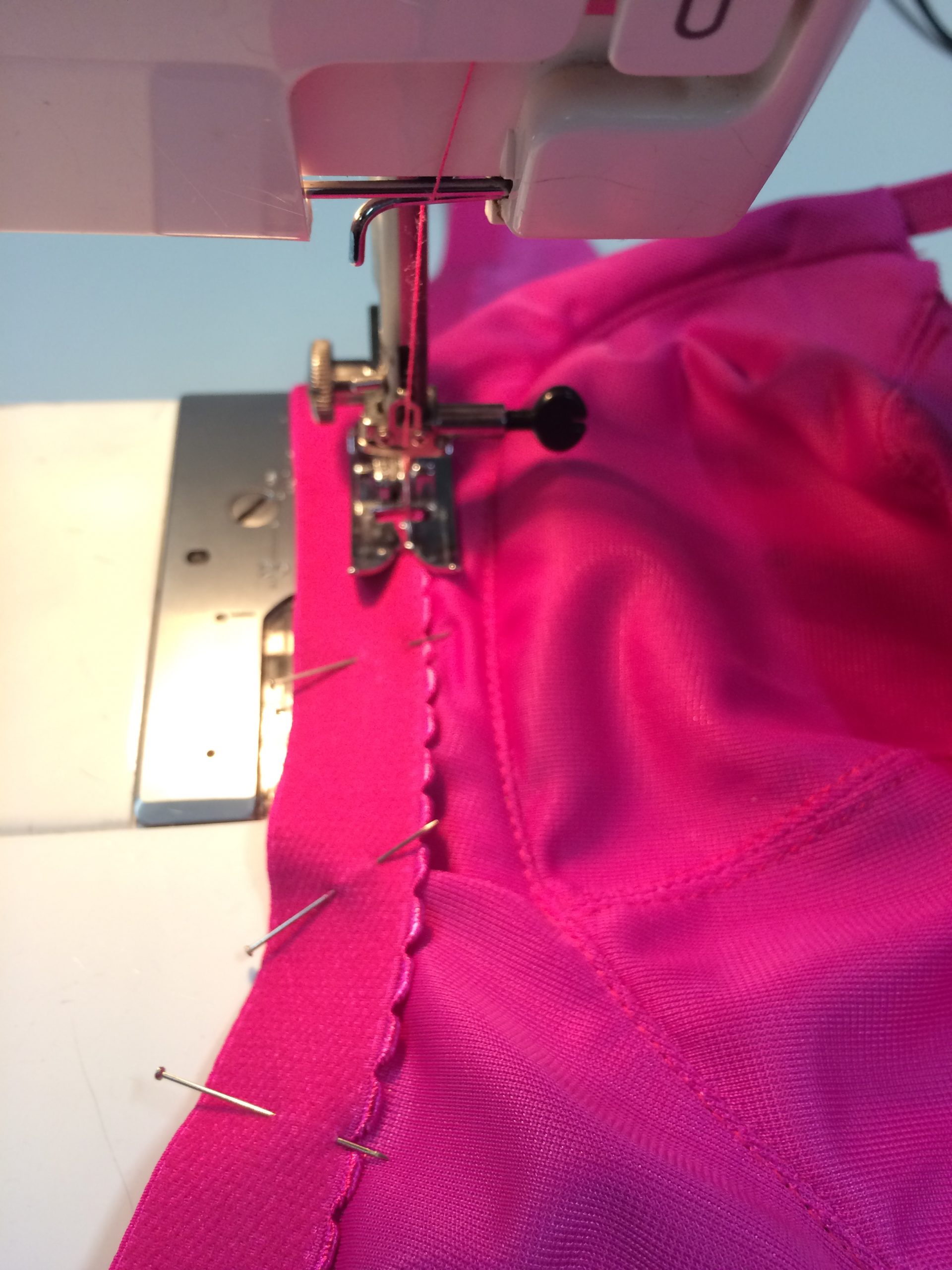 sewing on elastic