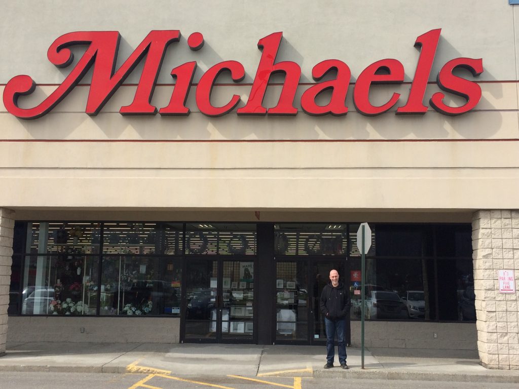 Image of shop front of Michaels Store